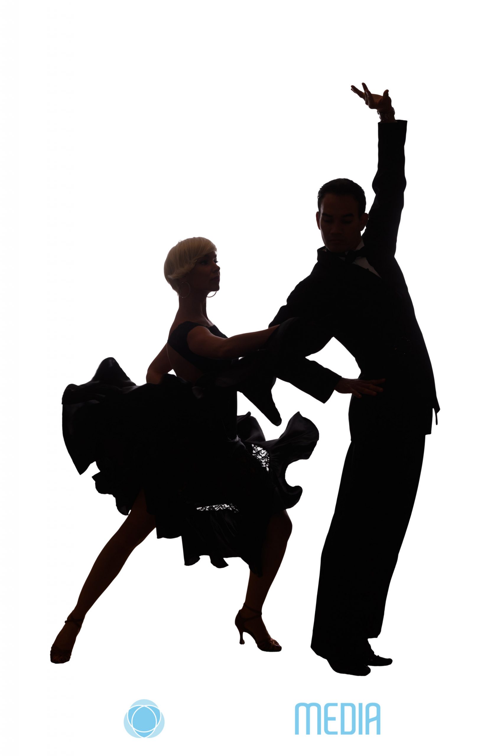 Leisa and Joe Howard in an Arthur Murray Silhouettes photo in the studio in Columbia, Maryland ©TimeLine Media