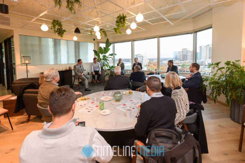 2019 Bitcoin and Nonprofits panel at Industrious - Tysons, Virginia ©TimeLine Media
