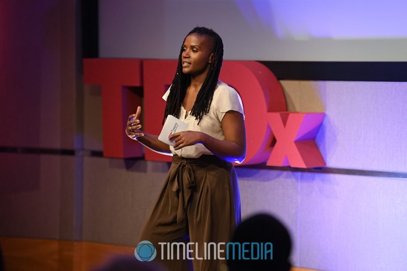 Tulani Elisa - host of TEDxTysons salon ©TimeLine Media