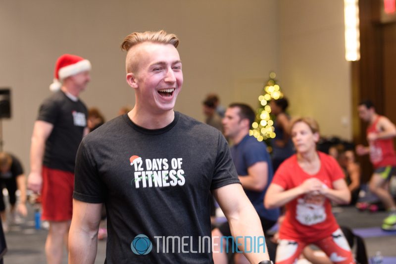 2017 Fit Club Christmas Exercising at the ballroom in the Hyatt Regency - Tysons
