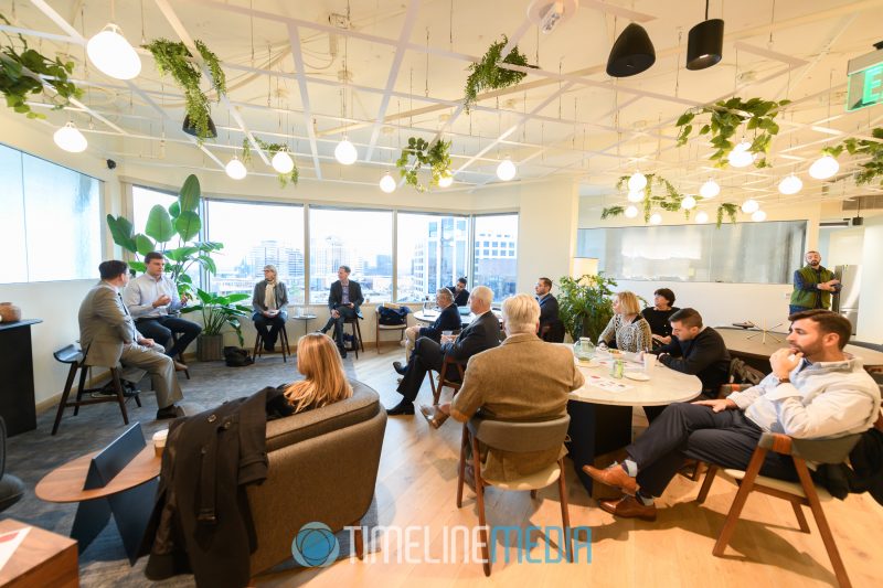 2019 Bitcoin and Nonprofits panel at Industrious - Tysons, Virginia ©TimeLine Media