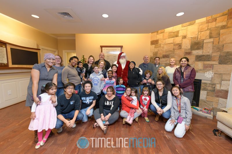 The Life with Cancer Family Center in Fairfax welcomes Santa