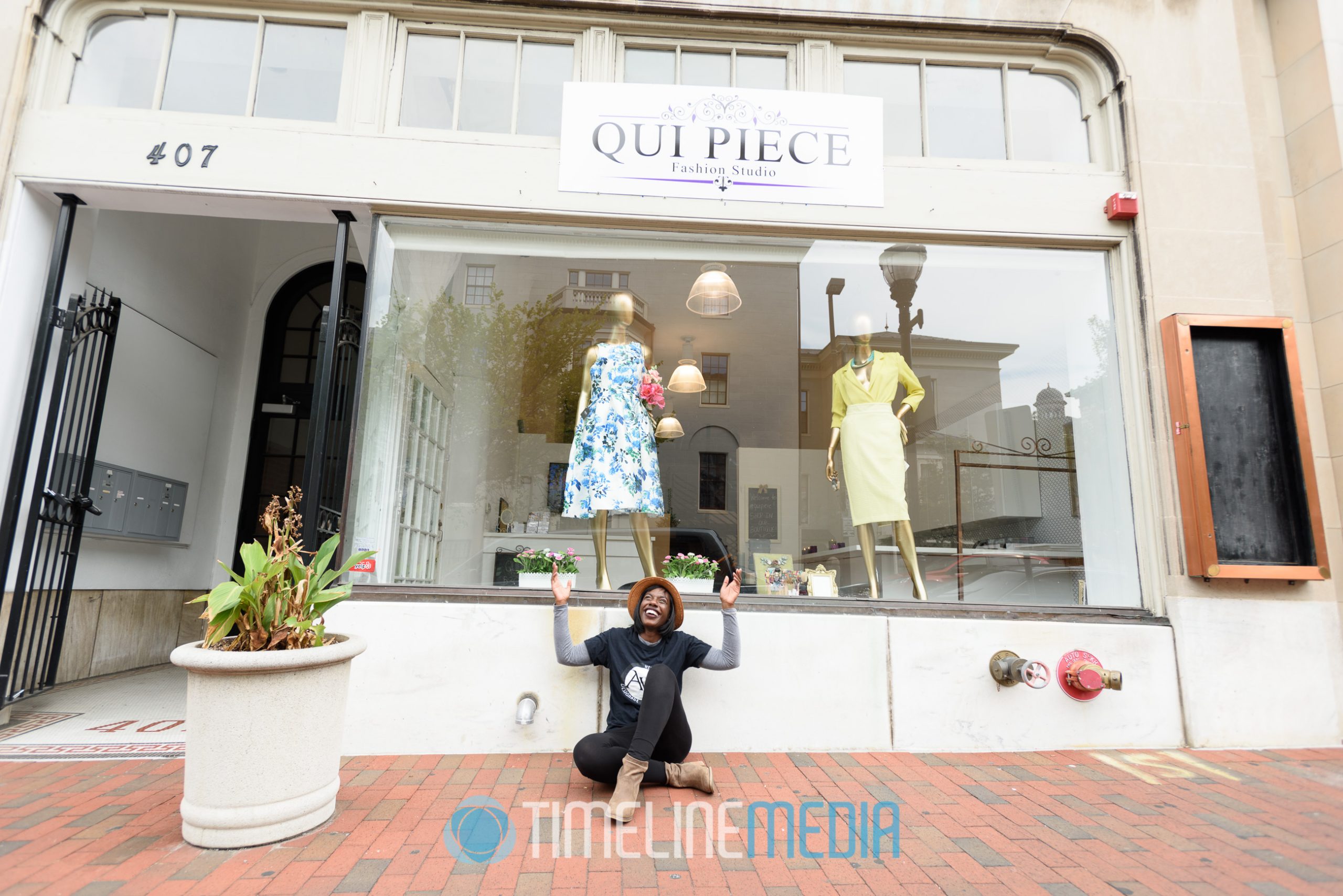 Qui Piece store front in Baltimore, Maryland ©TimeLine Media