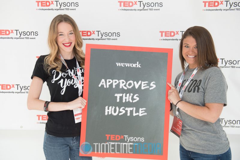 impact - TEDxTysons with two representative from WeWork Tysons ©TimeLine Media