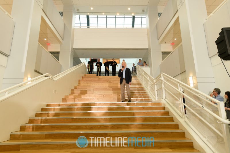 Sol Glasner greeting Tysons Partnership guests at Basis Independent ©TimeLine Media