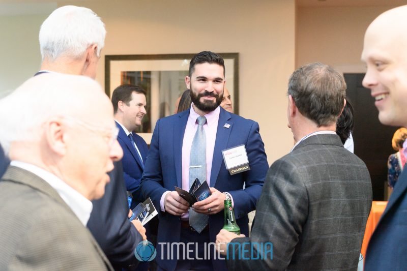 Tucker Gladhill, Chair of the Tysons Chamber at the tech expo at the McLean Hilton ©TimeLine Media