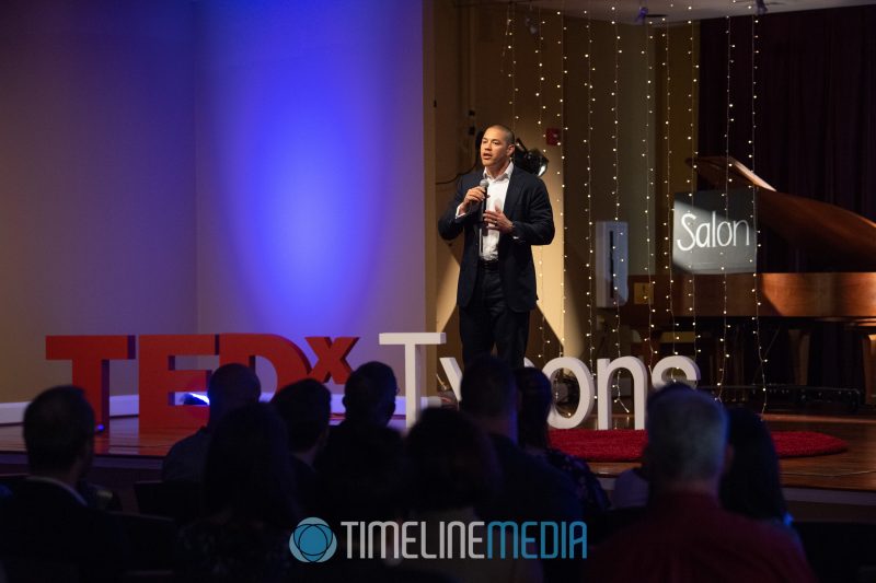 Michael Morales - host of the TEDxTysons salon at Vinson Hall ©TimeLine Media