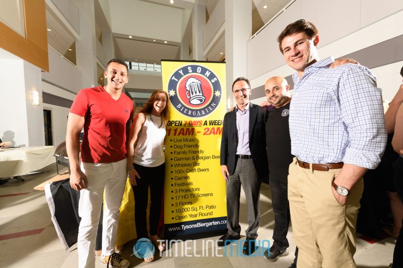 Tysons Biergaten team at the Open House at Basis Independent McLean ©TimeLine Media