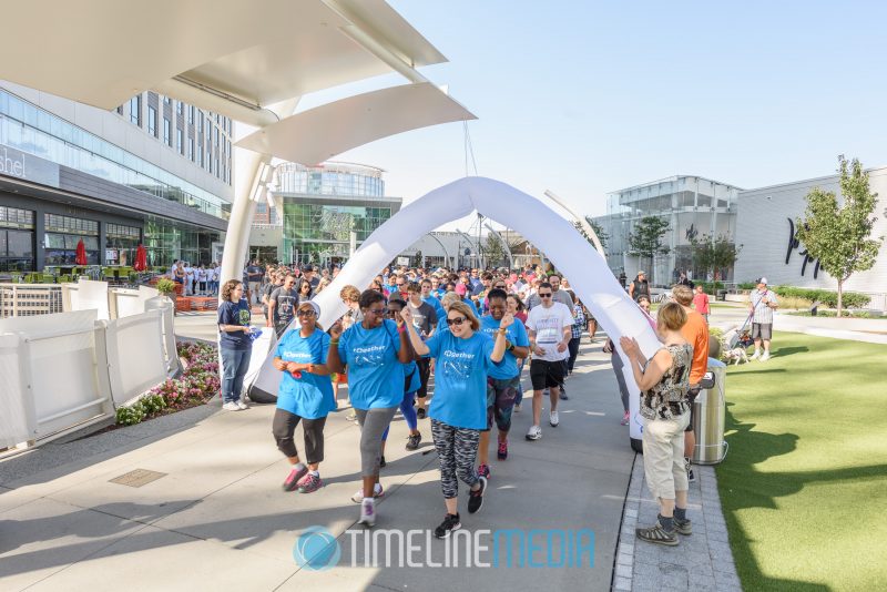 Starting line of the NAMI 2017 Annual Walk at Tysons Corner Center