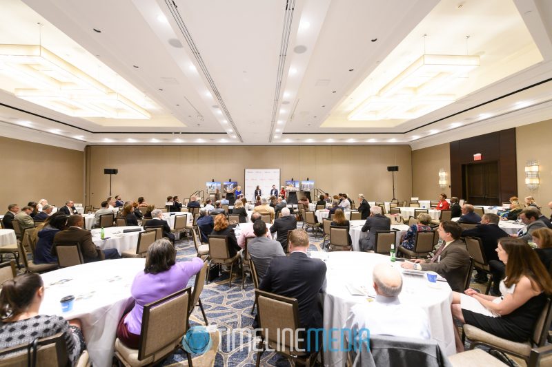 Ballroom at the McLean Hilton for the Tysons 2050 event ©TimeLine Media