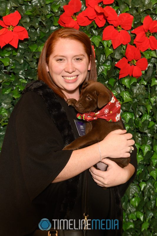 Wolf Trap Animal Rescue puppies at the Tysons Partnership Holiday Reception 
©TimeLine Media