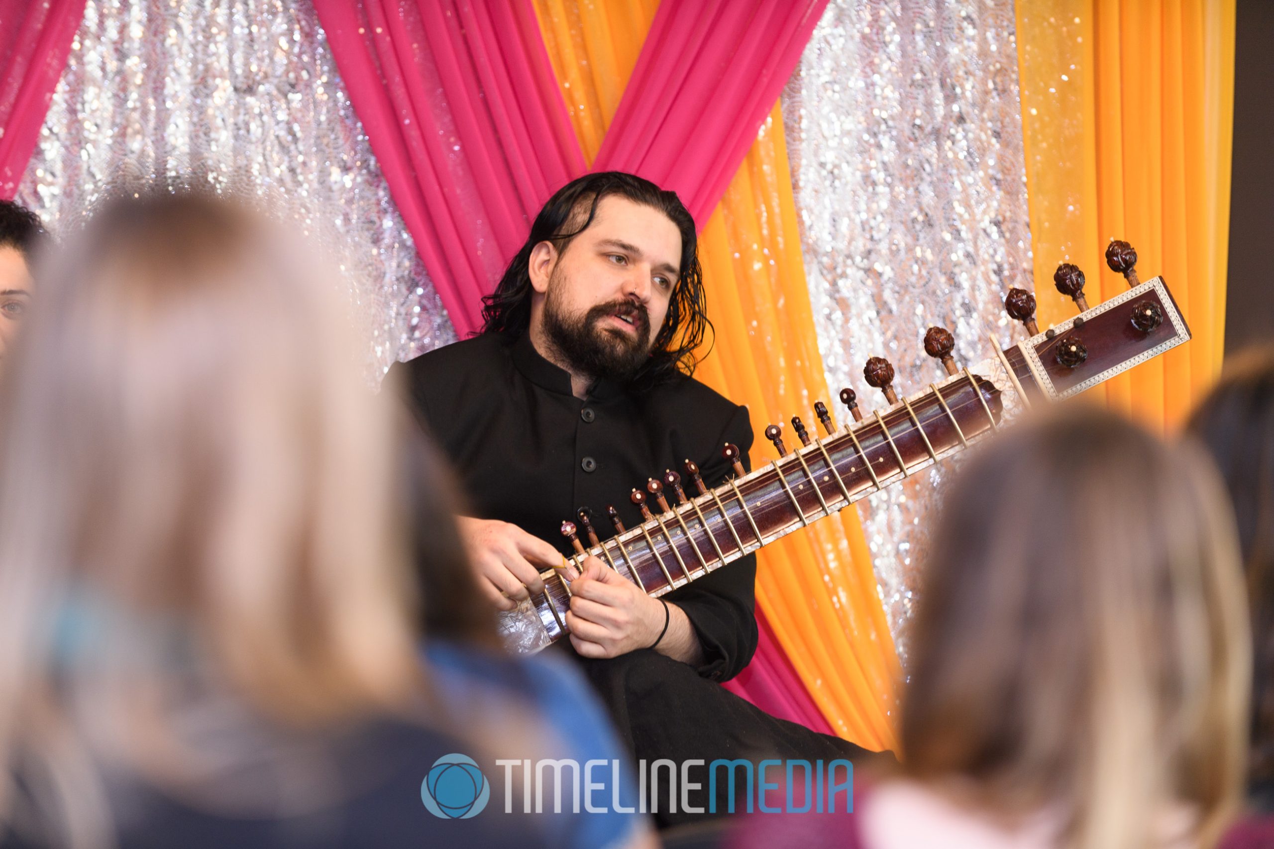 Sitar players at the Emmes Corporation for the India Day celebration ©TimeLine Media