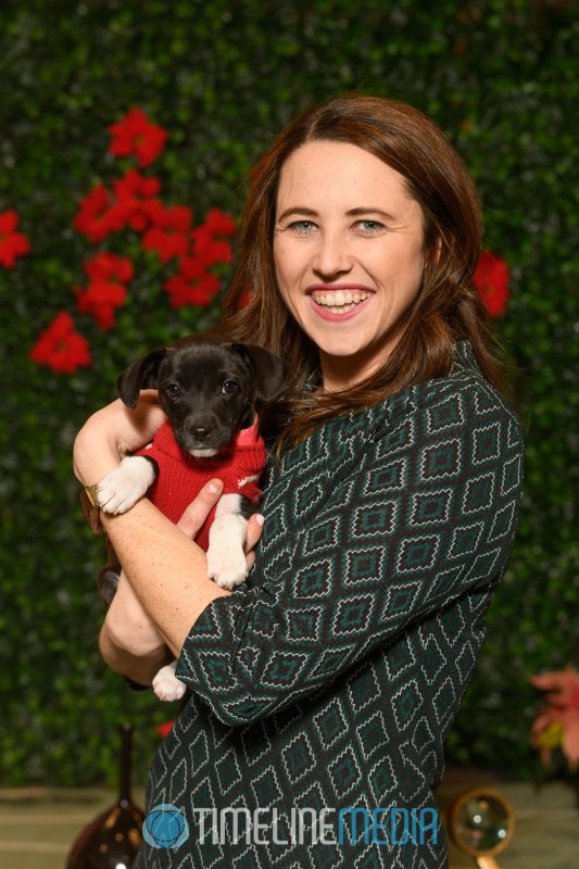 Wolf Trap Animal Rescue puppies at the Tysons Partnership Holiday Reception 
©TimeLine Media