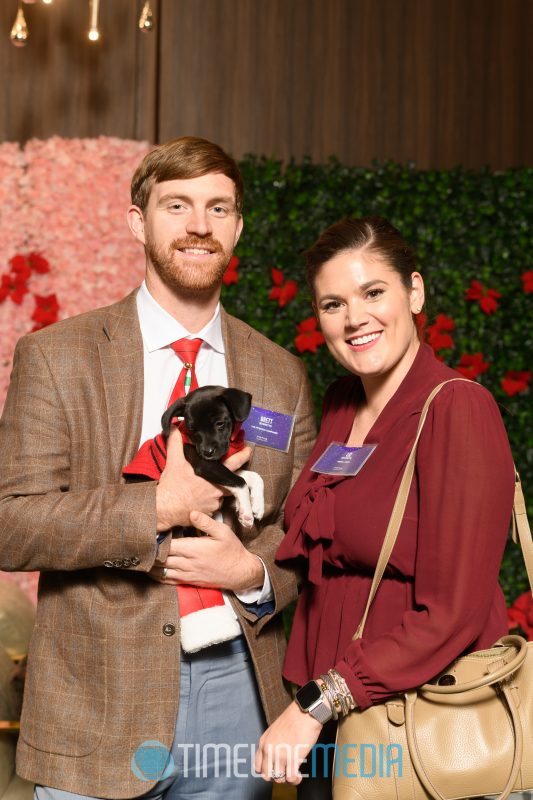 Wolf Trap Animal Rescue puppies at the Tysons Partnership Holiday Reception 
©TimeLine Media