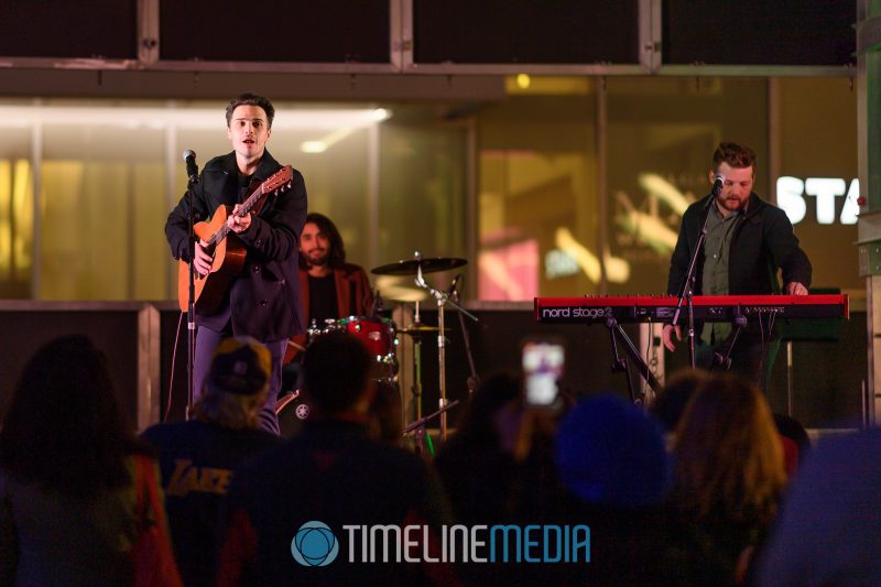Kris Allen 2019 performing at the Christmas Tree Lighting ceremony at Tysons Corner Center