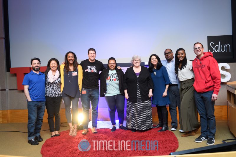 Speakers, host, & organizers of TEDxTysons salon at Booz Allen Hamilton ©TimeLIne Media