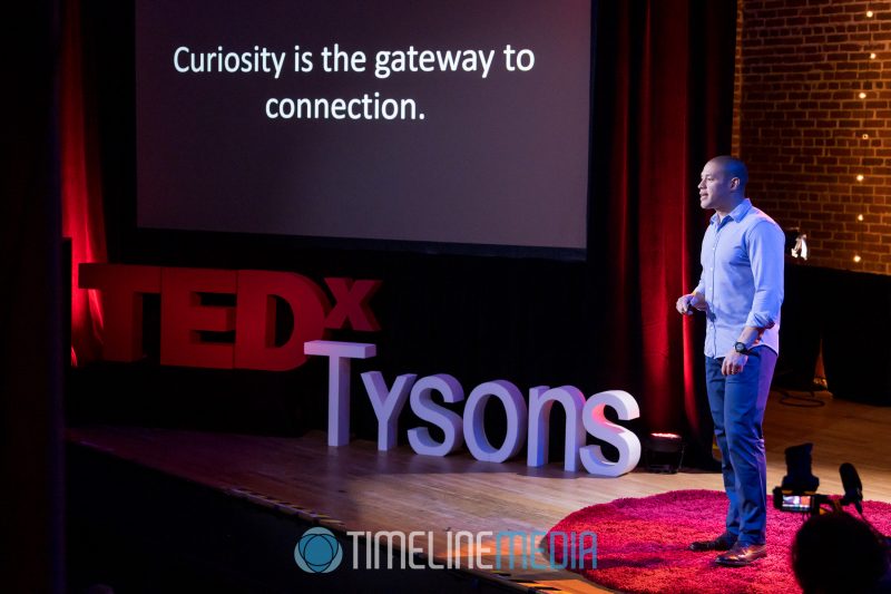 Michael Morales speaking at a TEDx event at the State Theater in Falls Church, Virginia ©TimeLine Media