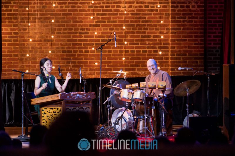 Tom Teasley and Charo Tian performing at a TEDx event at the State Theater in Falls Church, Virginia ©TimeLine Media