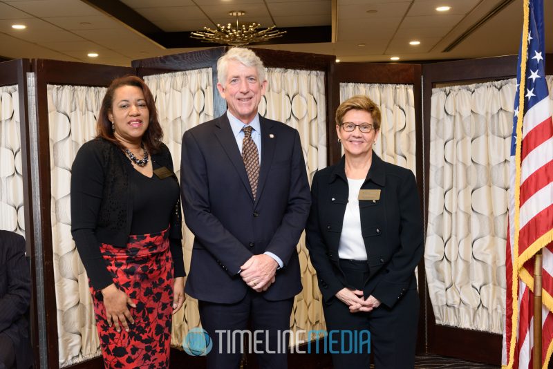 Lori Lopez - First Citizens Bank, Virginia Attorney General Mark Herring, and Peg McDermott of COGO Interactive ©TimeLine Media