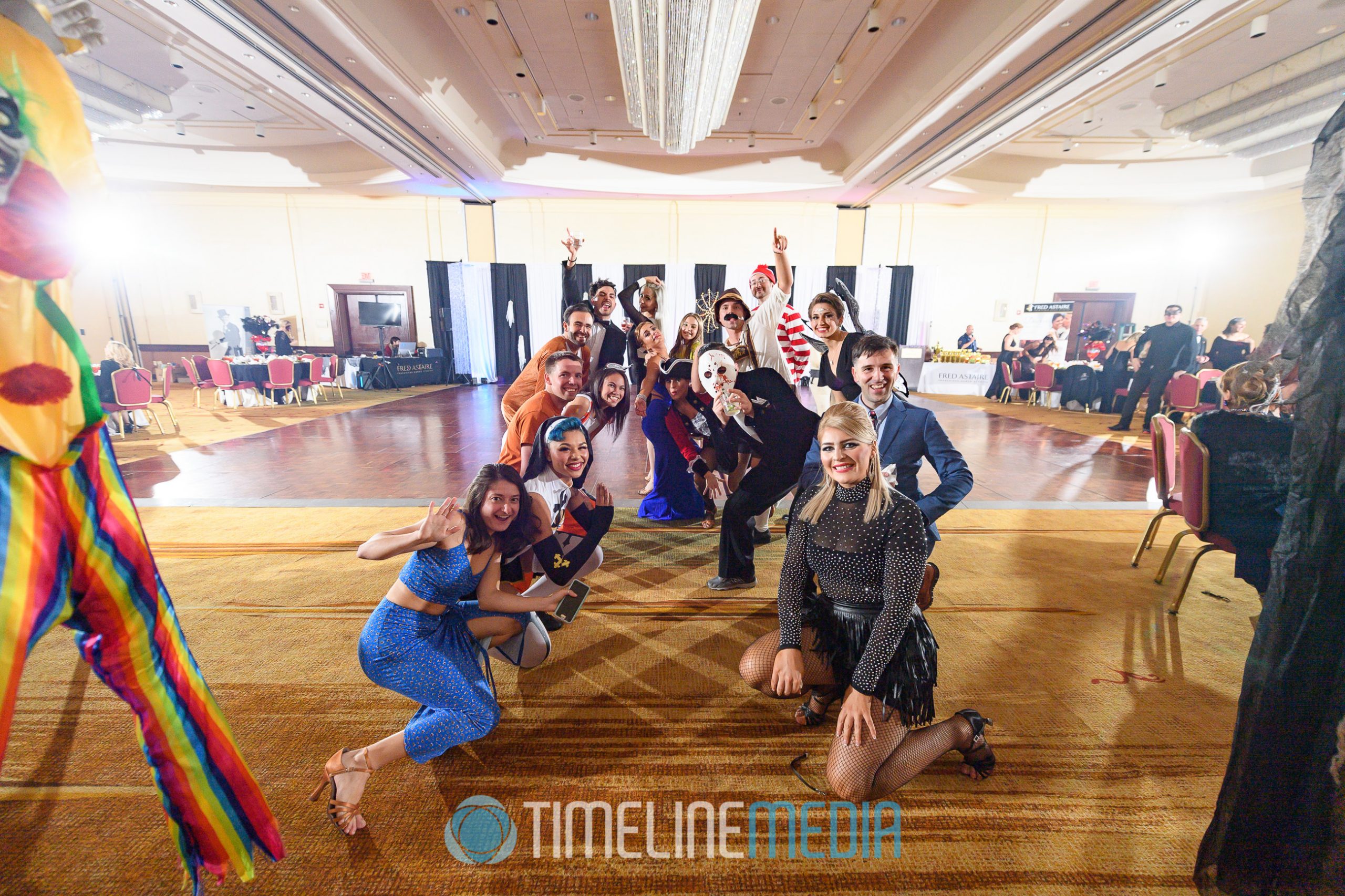 Fred Astaire Dance Studios staff at their Fall Fling event in Dulles, Virginia ©TimeLine Media