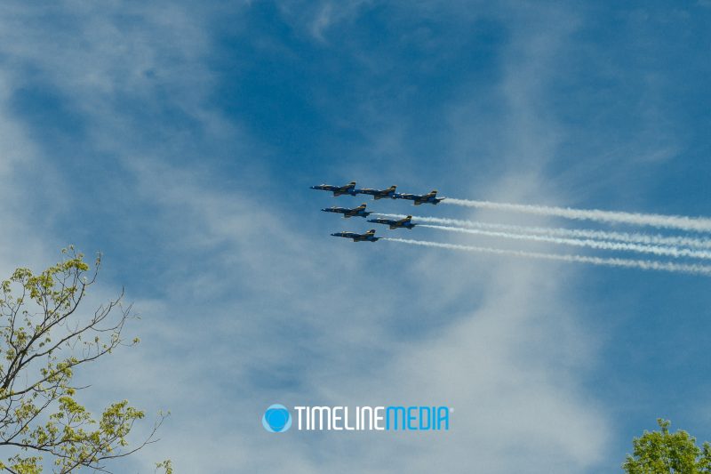 Blue Angels flying over Falls Church, Virginia - May 2, 2020 ©TimeLine Media