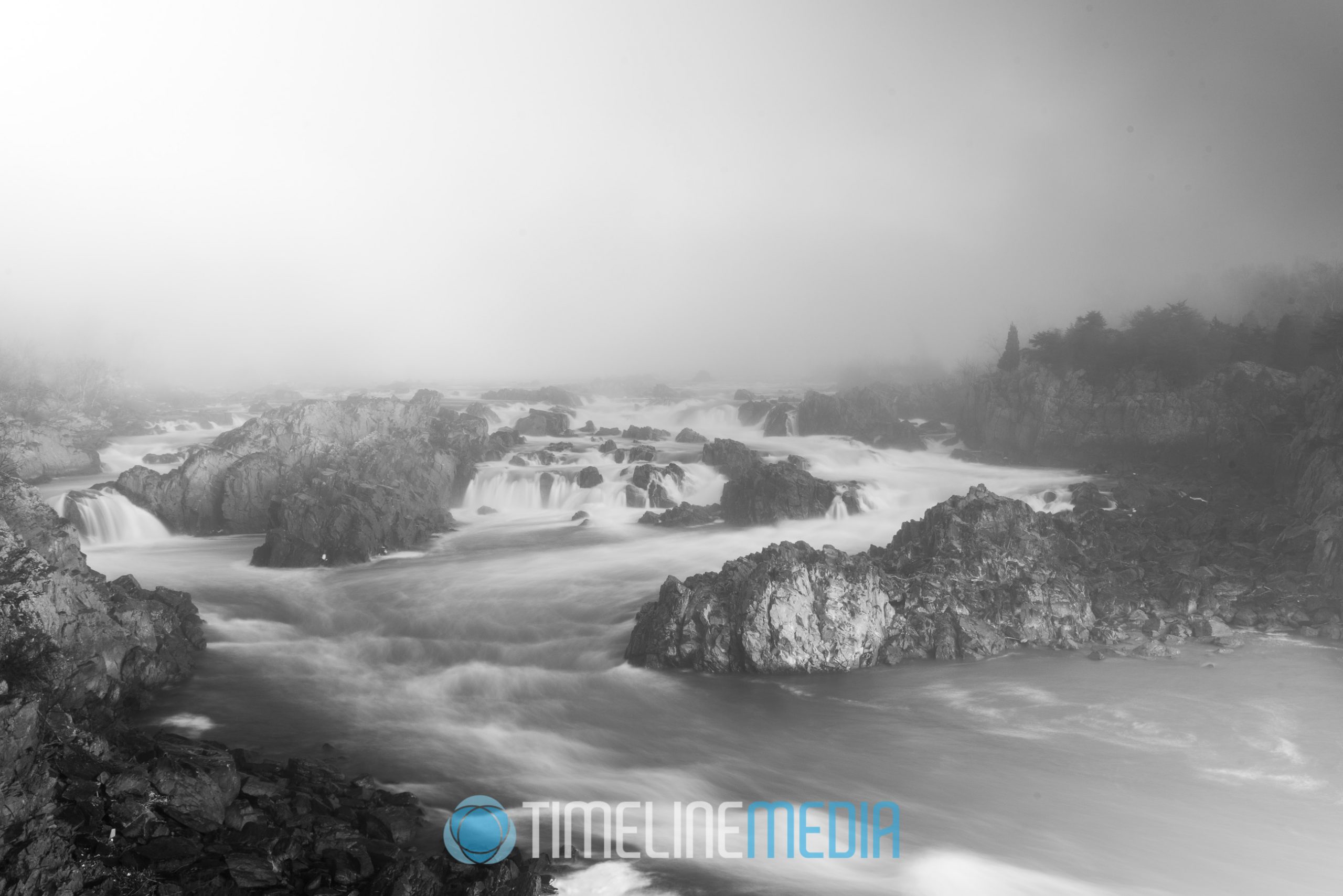 Fog over Great Falls in Virginia ©TimeLine Media