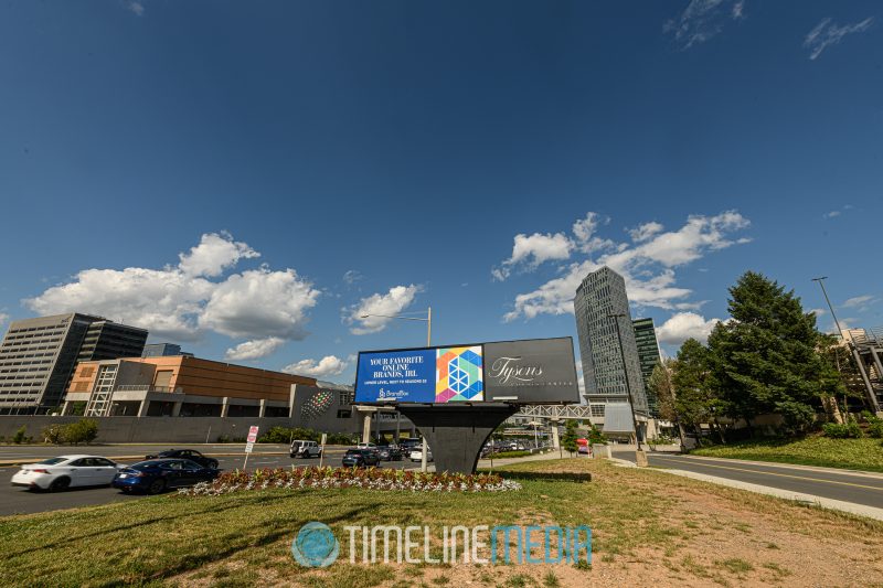 Route 123 pylon sign at Tysons Corner Center 2019 3rd Quarter Media