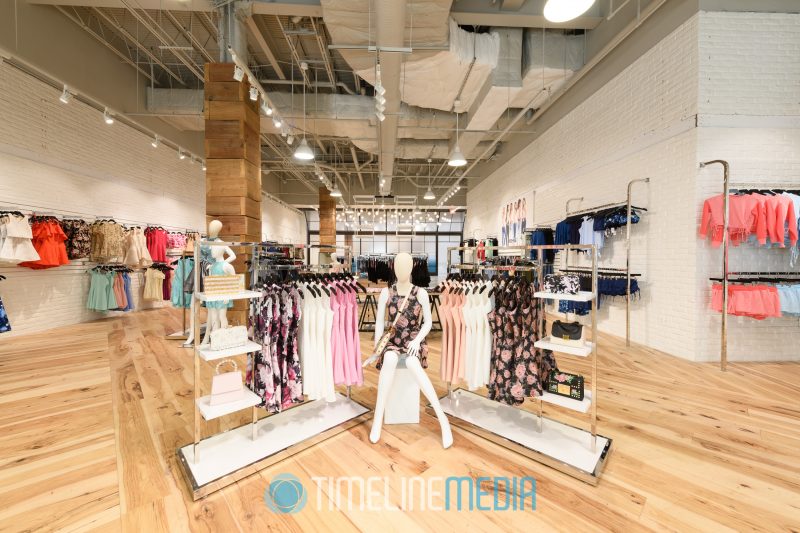 Interior of a clothing store at Tysons Corner Center