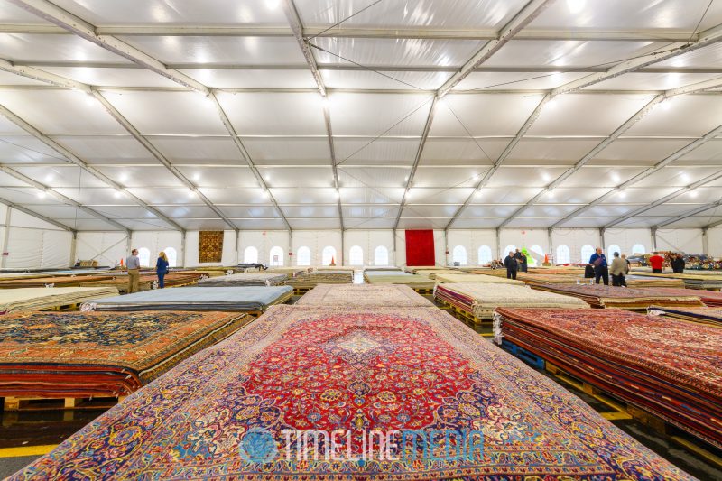 Bloomingdale's rug tent at Tysons Corner Center
