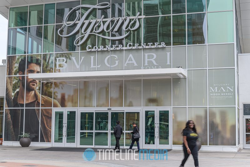 Bulgari wrap on the entrance to the Concourse at Tysons Corner Center 2019 4th Quarter Media