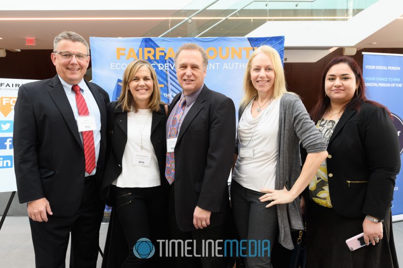 FCEDA team at Social Media Week in Fairfax event at Capital One HQ ©TimeLine Media