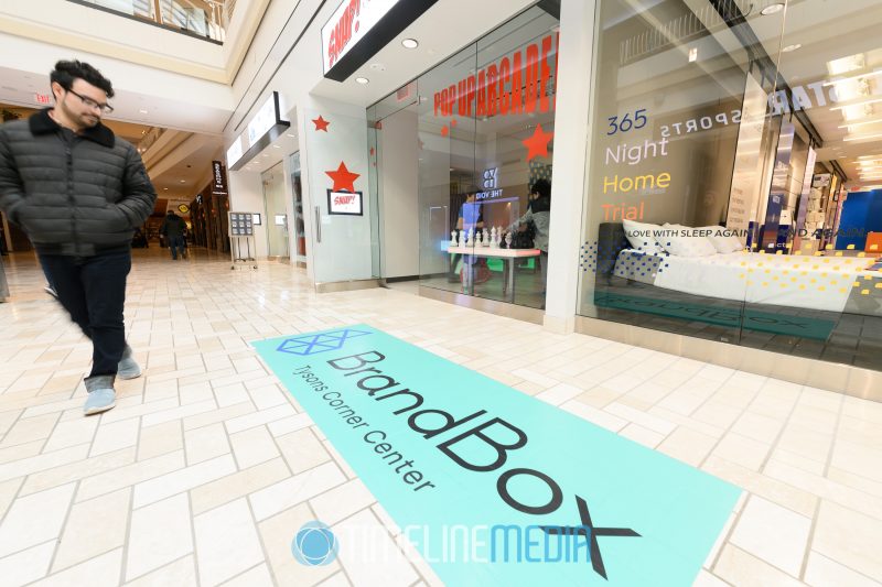 BrandBox area at Tysons Corner Center with the SNAP! Entertainment and Nectar locations