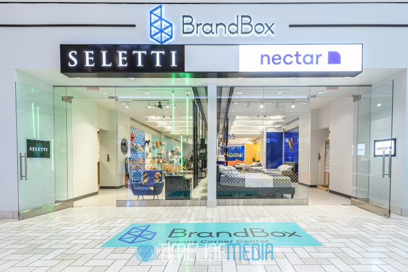 Seletti and Nectar BrandBox storefronts at Tysons Corner Center