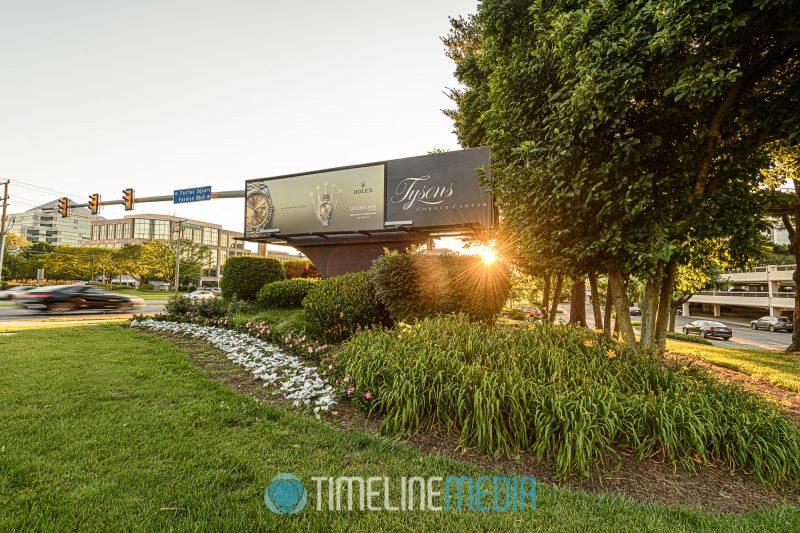 Route 7 pylon sign at Tysons Corner Center 2019 3rd Quarter Media