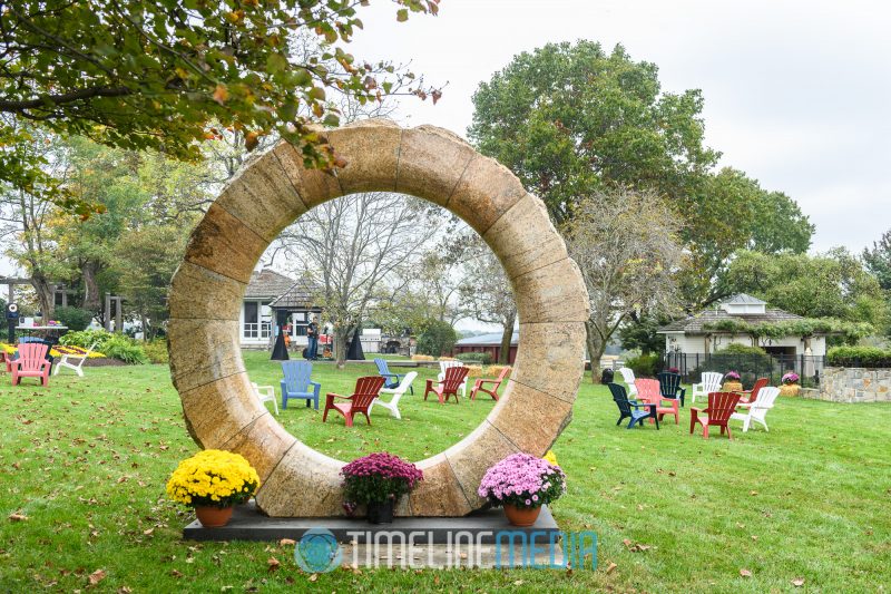 Large art piece on the grounds of Tusculum Farm, Maryland ©TimeLine Media