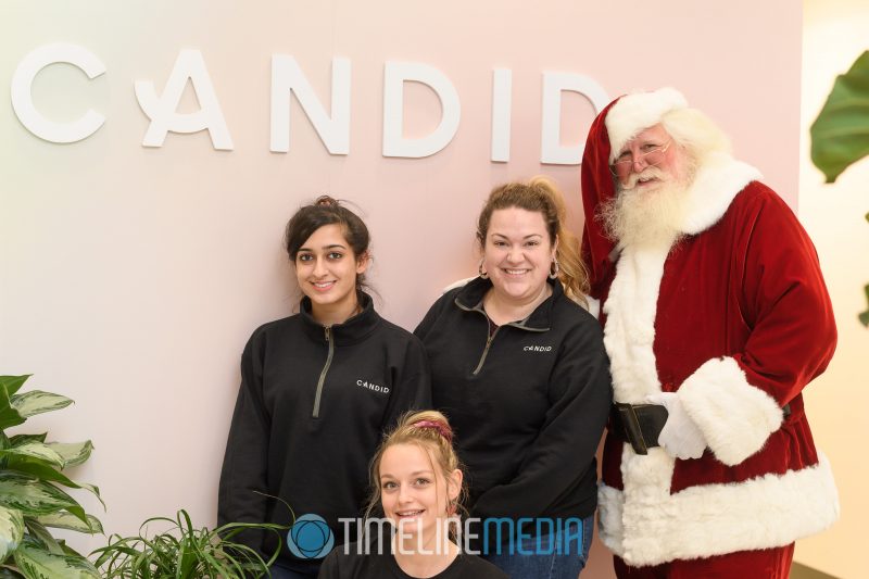 Candid visited by Santa at their BrandBox 2019 visit location in Tysons Corner Center