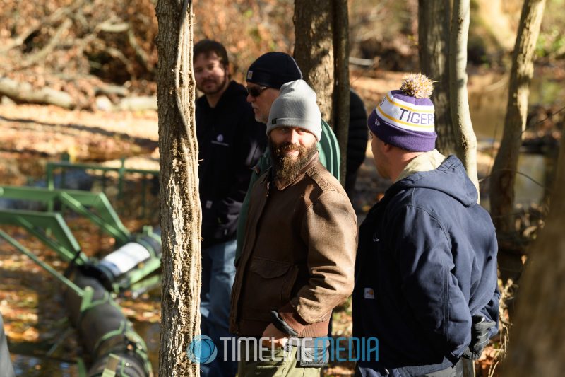 Trey from Anasoctia Riverkeeper speaking about cleanup efforts ©TimeLine Media