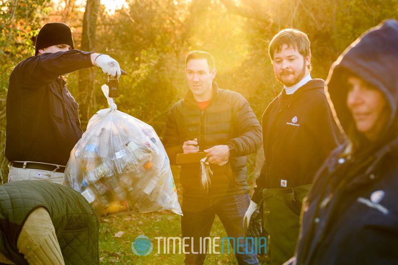 Sorting the garbage removed from the Anacostia river tributary ©TimeLine Media