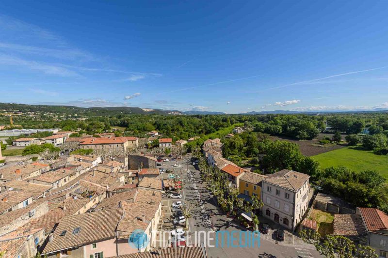 Panoramic view over the old city of Viviers, France ©TimeLine Media