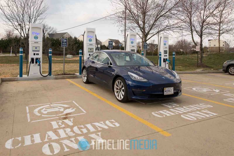 EVgo charging station in Chantilly, Virginia ©TimeLIne Media