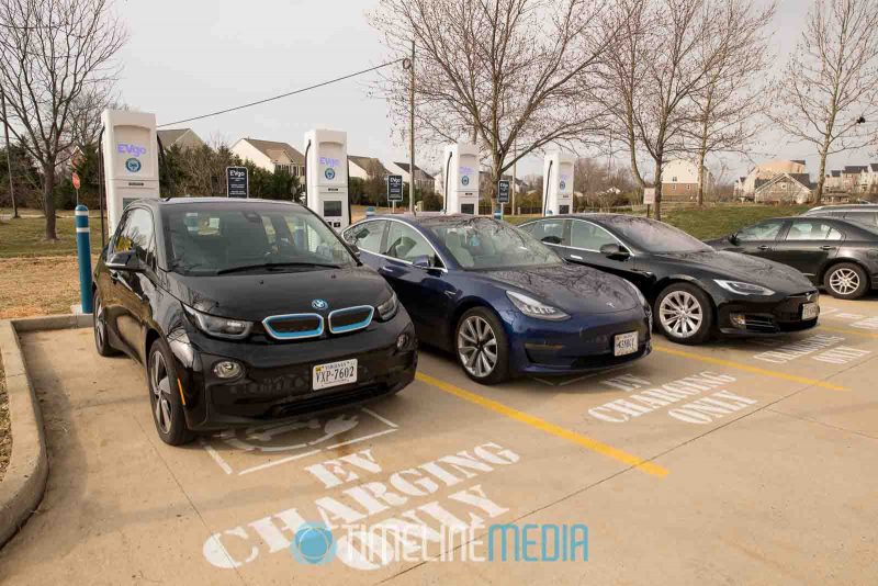 EVgo charging station in Chantilly, Virginia ©TimeLIne Media