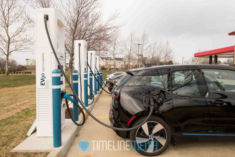 EVgo charging station in Chantilly, Virginia ©TimeLIne Media